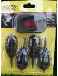 SET 4 CEBADORES + MOLDE