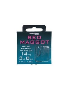 ANZUELO MONTADO DRENNAN RED MAGGOT