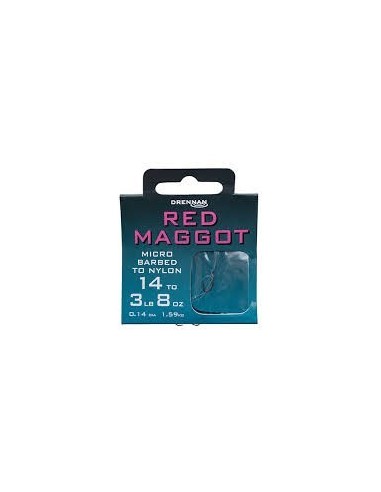 ANZUELO MONTADO DRENNAN RED MAGGOT