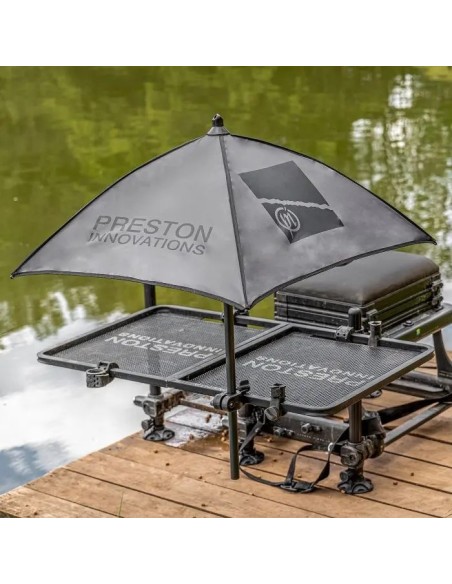 OFFBOX GREY BAIT BROLLY PRESTON