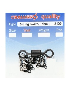 ROLLING SWIVEL BLACK CRALUSSO
