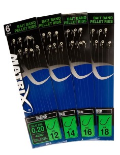6” BAIT BAND PELLET RIGS (BARBED)