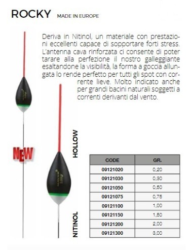 FLOTADOR ROCKY MAVER NITINOL