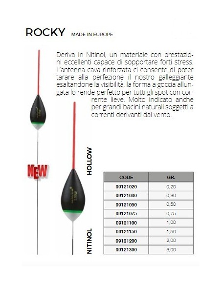 FLOTADOR ROCKY MAVER NITINOL