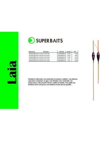 FLOTADOR LAIA SUPER BAITS