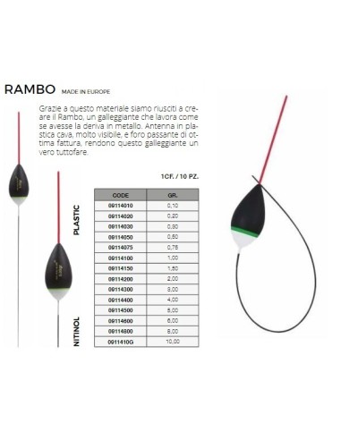 FLOTADOR RAMBO MAVER NITINOL
