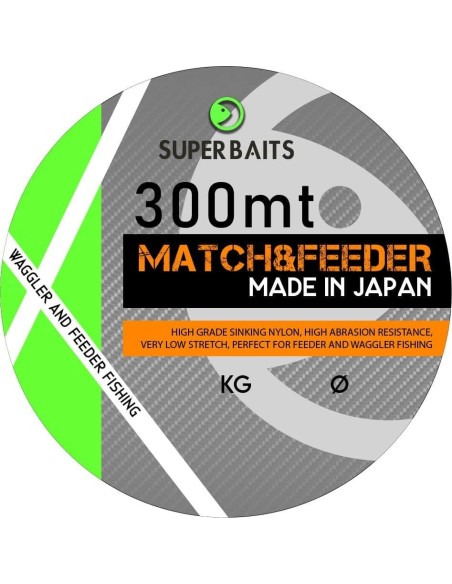 MATCH&FEEDER SUPERBAITS 300 MT