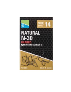 ANZUELO NATURAL N-30 MICRO BARBED