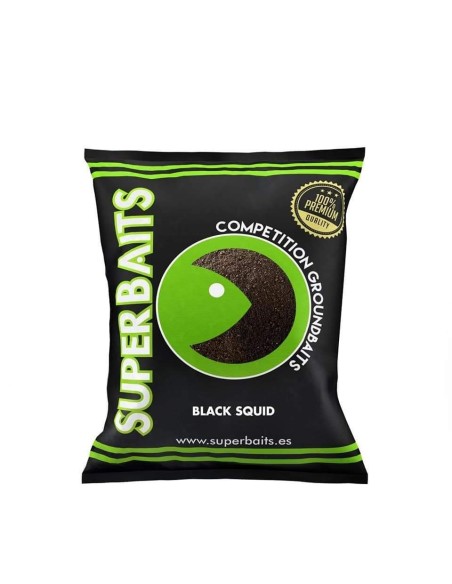SUPERBAITS BLACK SQUID 1 KG