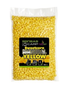 SENSAS CARP SWEETCORN NATURAL YELLOW