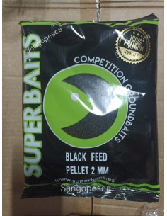 BLACK FEED PELLET SUPER BAITS