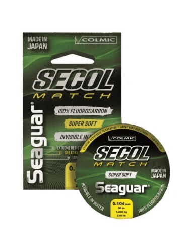 FLUOROCARBONO SECOL MATCH SEAGUAR COLMIC