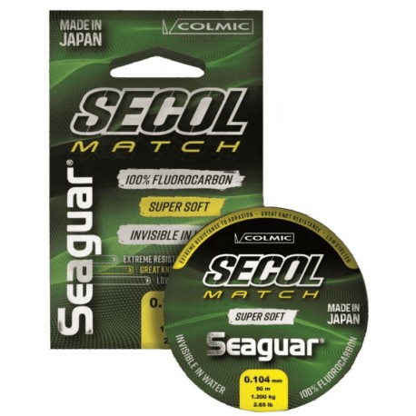 FLUOROCARBONO SECOL MATCH SEAGUAR COLMIC